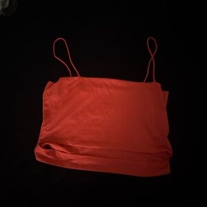 Coral Spaghetti Strap Top